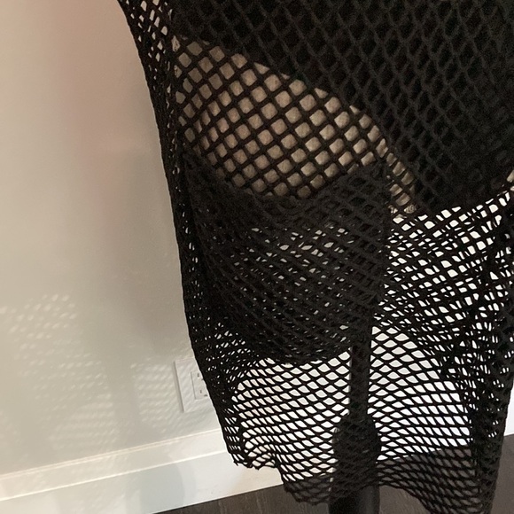 Joeffer Caoc Black Fishnet Coverup Dress - Picture 6 of 13